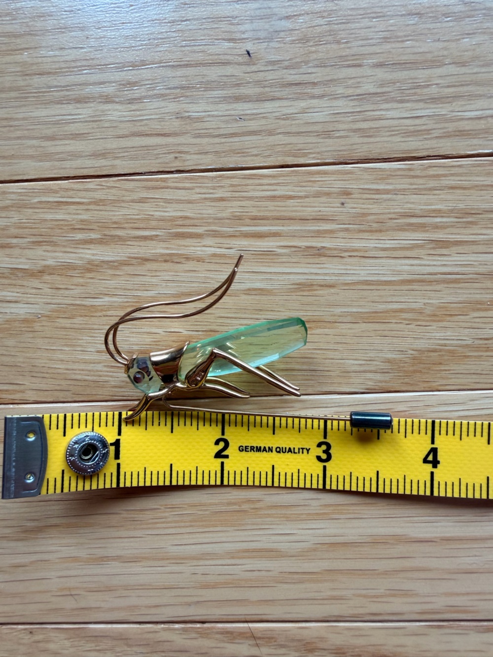 Daniel Swarovski Paris Paradise Aptera Grasshopper Stick Pin Brooch - Picture 9 of 9